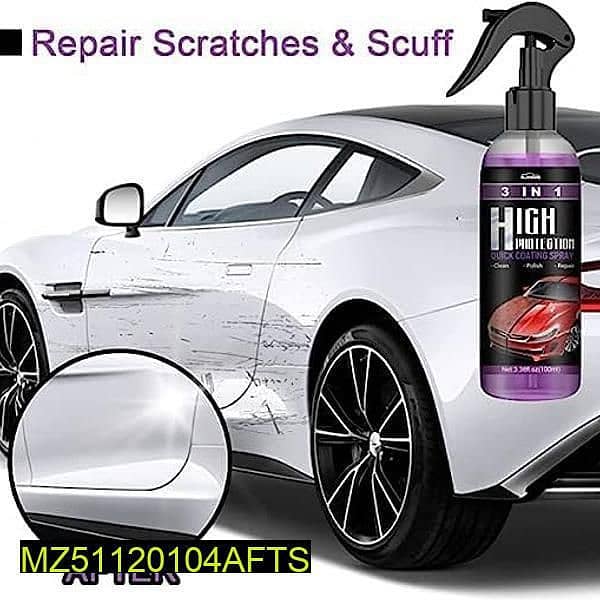 3 in 1 high protection quick car coating spray. . 4