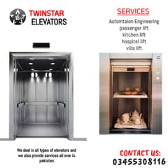 Passenger lift / Kitchen lift / hospitel lift / home lift