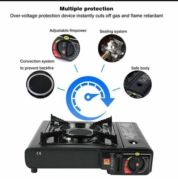 Infrared gas stove portable hotel cassette stove outdoor camping 0