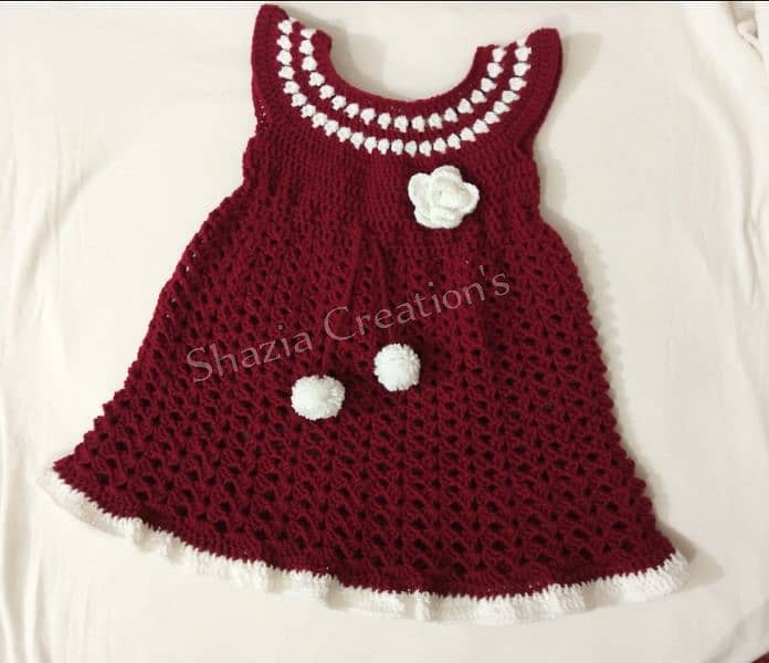 crochet baby dress 0