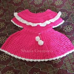 crochet baby frock