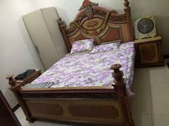 King size Bed with 2 Side Tables and Dressing Table 0