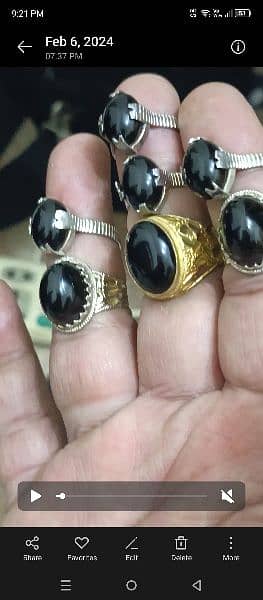 Aqiq Tiger stone Cat eye  Lehsania Tourmaline Turkish ring Natur Stone 10