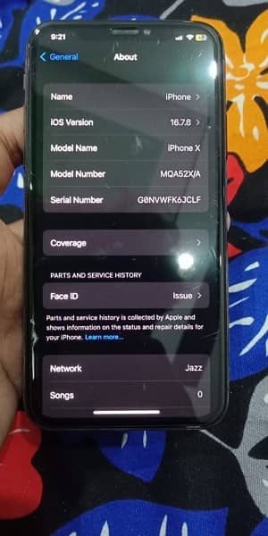 IPhone X Official PTA Sale/Exchange with upper Model 5