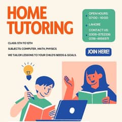 Home Tutor Available for 5th to 12th