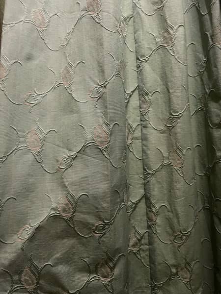 Embriodered Thick fabric curtains / curtains / custains fot lounge 1