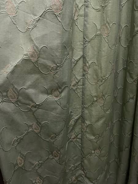 Embriodered Thick fabric curtains / curtains / custains fot lounge 2