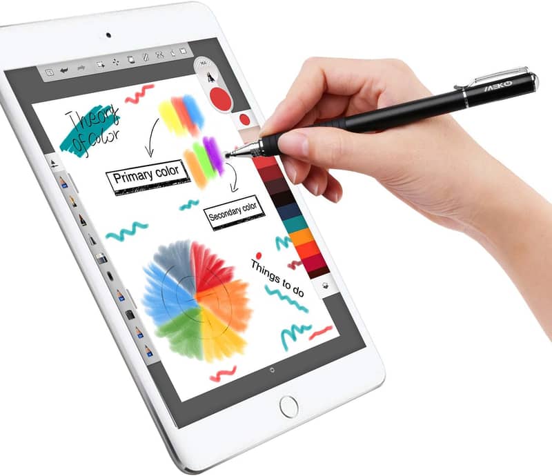 MEKO 2-in-1 Stylus Precision Disc Styli Touch Screen Pen 1