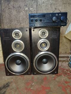 Kenwood 5j amplifier with onkyo speaker