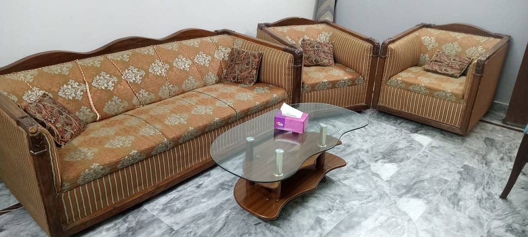 SOFA ALONG WITH TABLE   NO :+923342076371 3