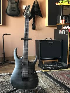 Ibanez RGA Iron Label RGAIX6FM - Transparent Gray Flat