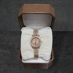 Diamond Stones Watch For Ladies. Online Sale. 0