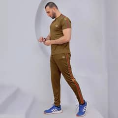 2 PCs Dry Fit Printed Track Suit