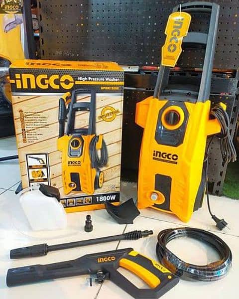 New) INGCO 1800-W High Pressure Washer - 150 Bar in Pakistan 2