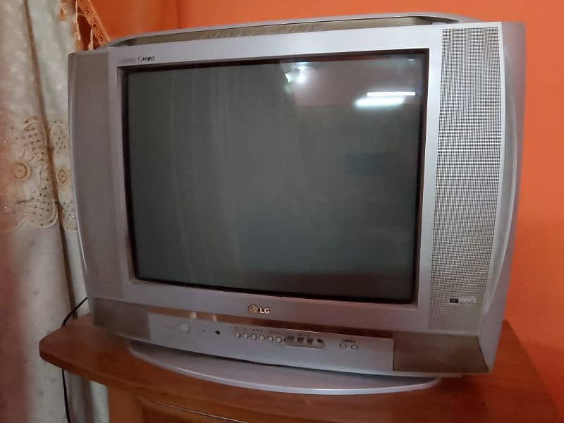 Q-LG TV with trolley 1