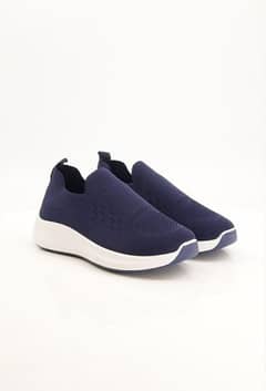 Women's Comfortable Walking Sneakers - Blue 0