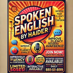 Speak Confidently: Master English with Haider