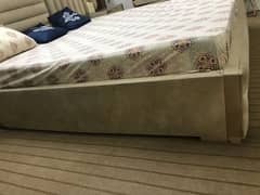 bed set with two sofas