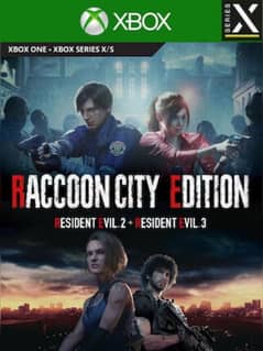 Resident evil 2+3 raccoon city edition Xbox series s/x Xbox one