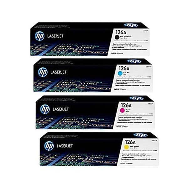 HP 126A/130A Color Laser Toner Cartridge Set (China,Hi Copy,Original) 2