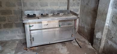 4 burner food stall for sale