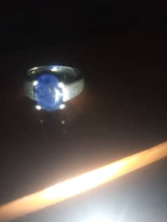 neelum African solid made by AKJ,s in silver ring 0