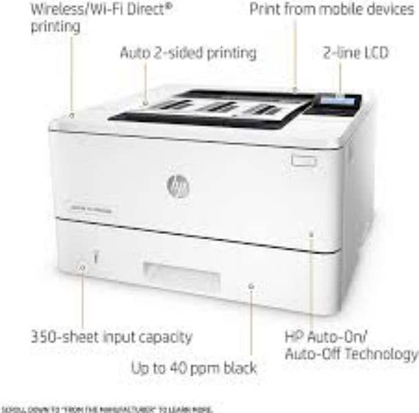 hp laser jet m402dn. unused. full new. mobile. 03438245789 1