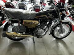 Honda CG 125 Special Edition 2024 GOLD BLACK 0