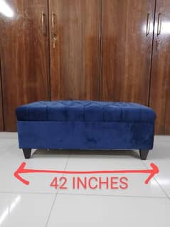 Storage Ottoman Royal Blue 0