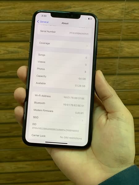 XsMax 64GB Non PTA 4 Months Sim Will Work 83% B. H 3