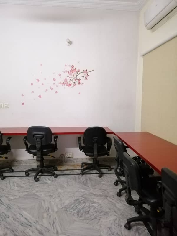 3500 square fully furnished office for rent in Garden town 4