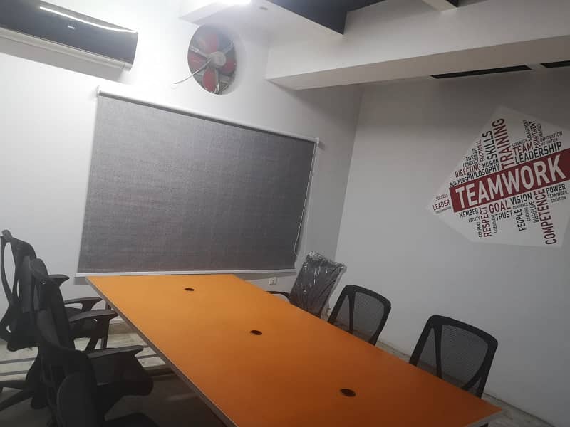 3500 square fully furnished office for rent in Garden town 21