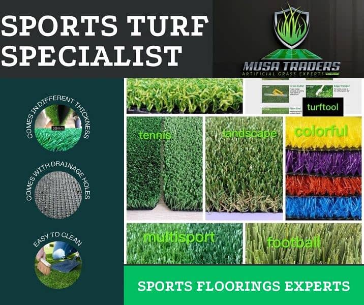 Artificial Grass For Residential Home Decoration - Futsal Grass 0