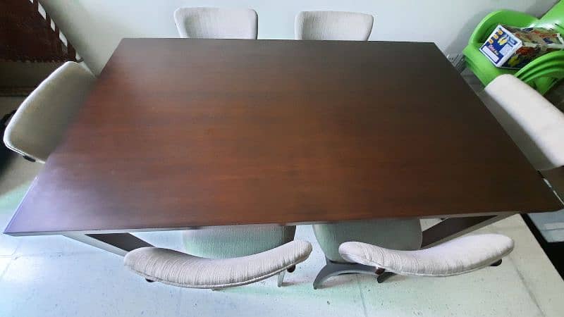 Dining table with 6 chairs for sale 6