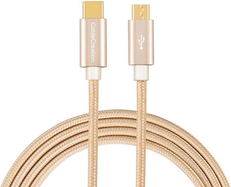 USB-C to Micro USB 2.0 Cable,Short Type C Cable 0