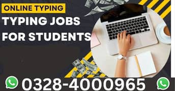 online jobs/full time/part time/simple typing jobs for boys and girls