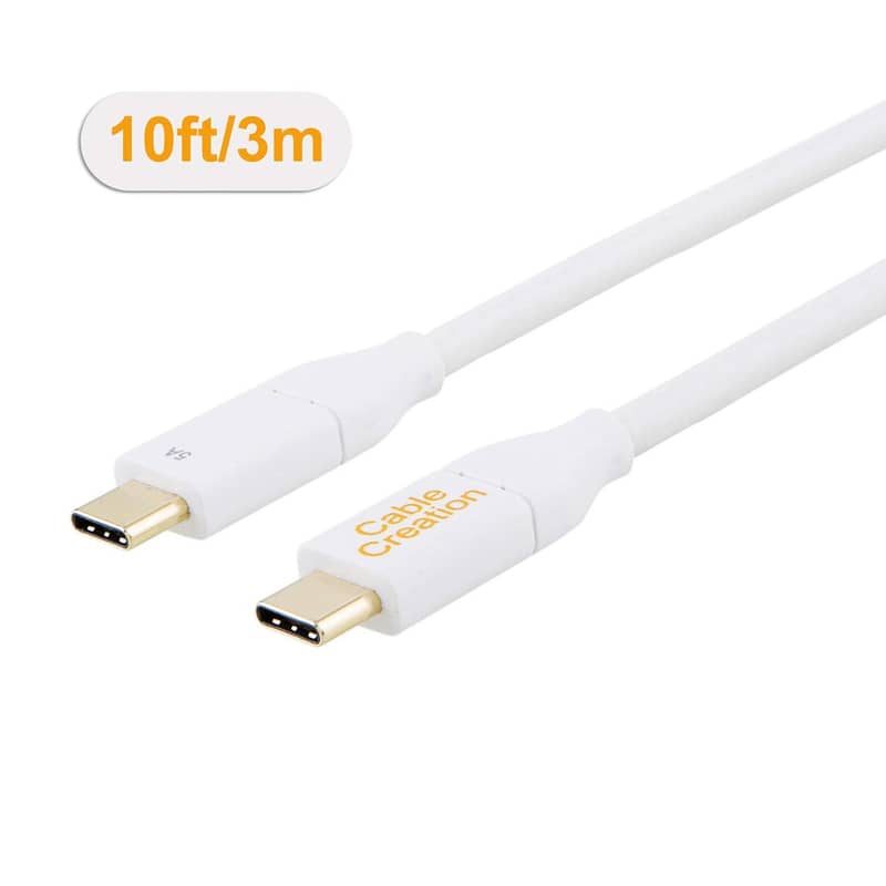 ikits (3M/9.8ft) Braided USB 2.0 Type C to Type C Data Charging Cable 12