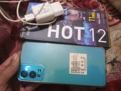 Infinix hot 12 6+128 10/10 condition 0