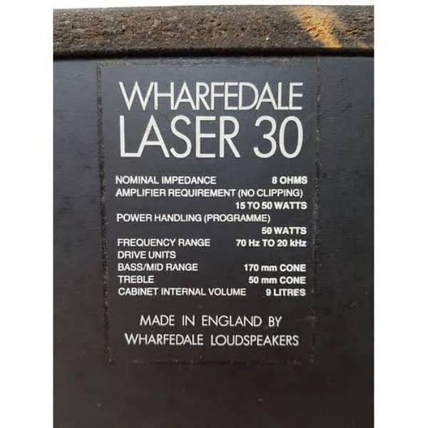 wharfedale Laser 30 bookshelf speakers 3