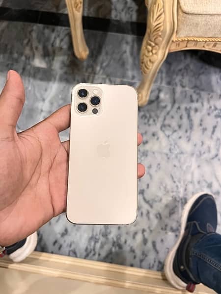 iphone 12pro gold PTA dual approved with Box 0