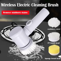 Wireless Electric Cleaning Brush Set – 5-in-1 Handheld Tool