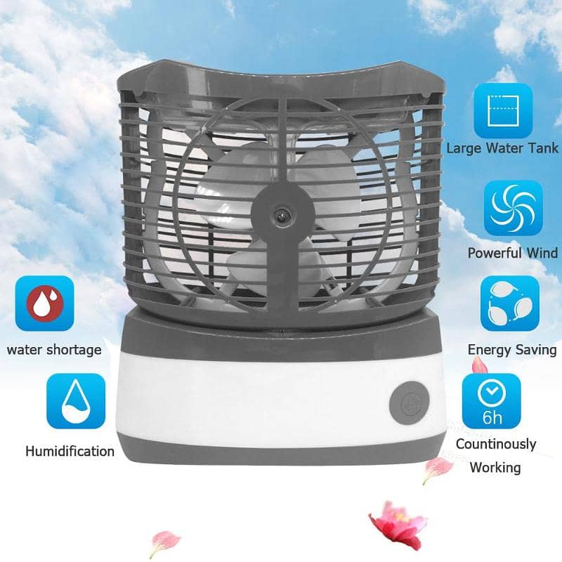 Chargeable Mist Fan, Desk Fan, Cooling Fan Remote Control 4