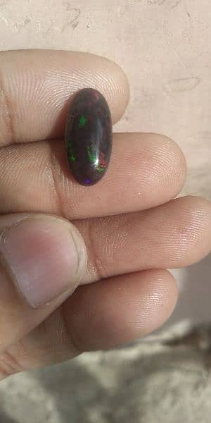 black opal Ethiopian real stone 1