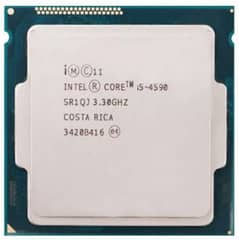 Intel i5 4th gen processor { 4590 } 4 Cores 4 Threads