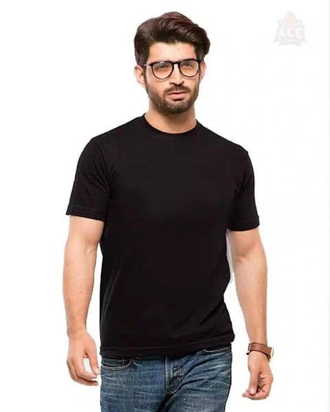 men's cotton plain T shirt free delivery all pakistan 1