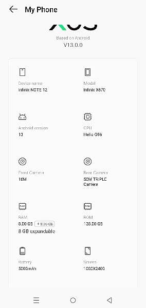 Infinix Note 12 G96 7