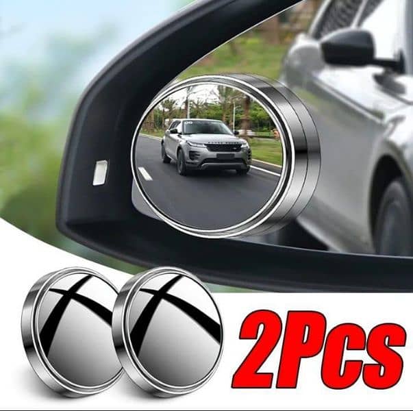 2 pcs car Round Side Mirror 4