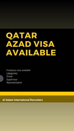 freelance visas available for Qatar.