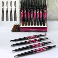 2 in 1 Eyebrows pencil And Brush pack of 4 0