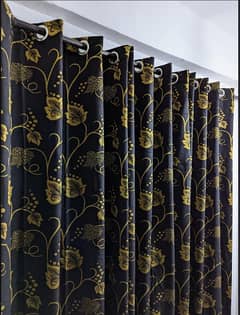 2 Pcs Luxury Style All Curtain Available Cash On Delivery 03195424162